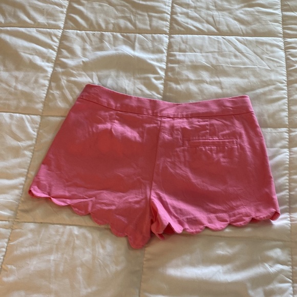JCrew pink scalloped shorts - Picture 3 of 3